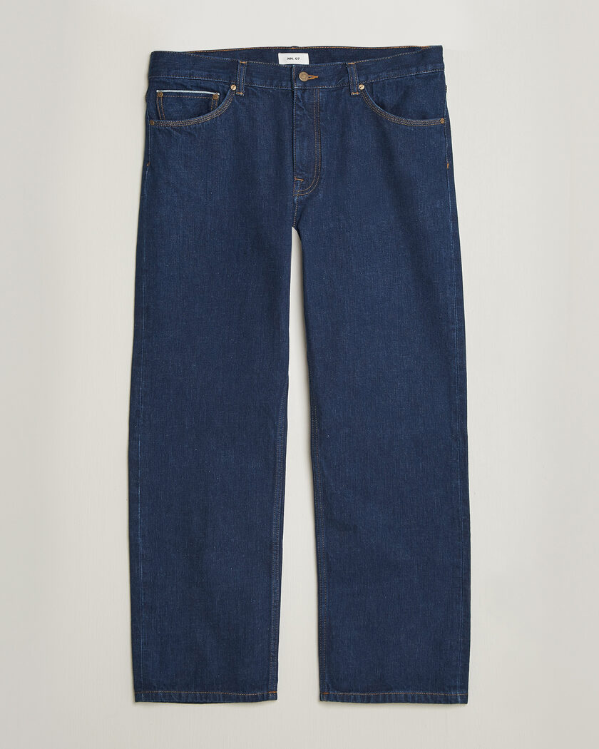 NN07 Otis Selvedge Relaxed Fit Jeans Raw Indigo – Blauw