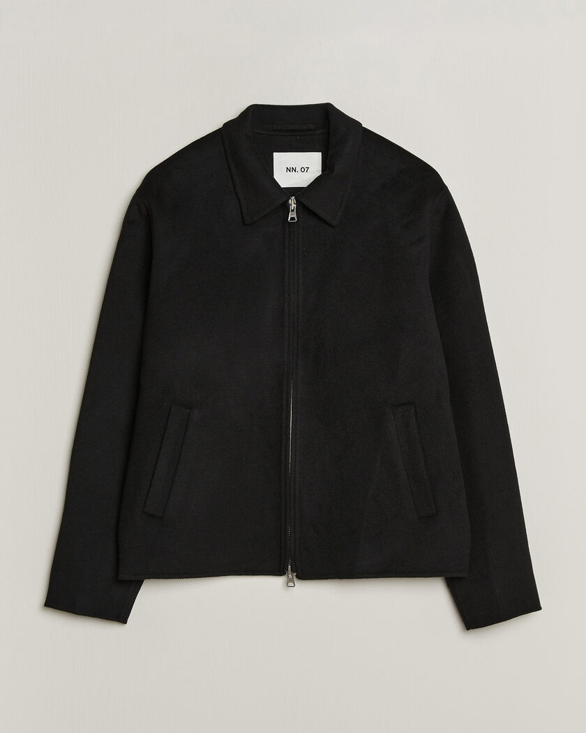 NN07 Arlo Wool Jacket Black – Zwart