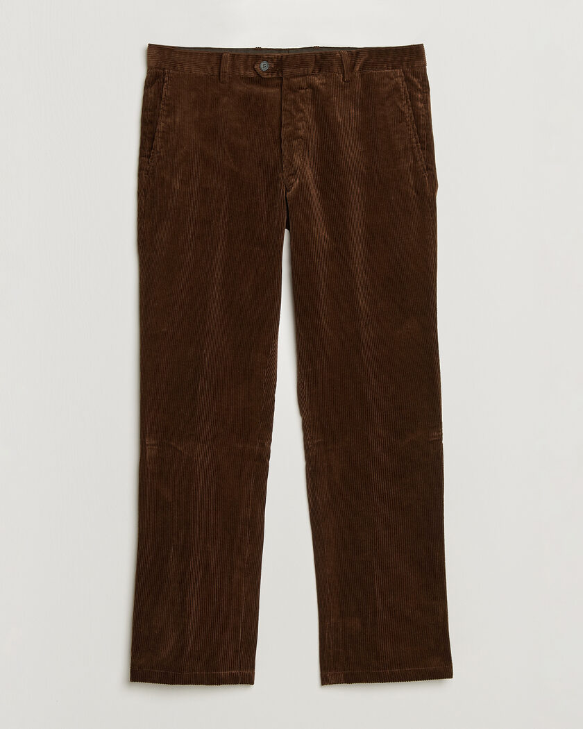 Oscar Jacobson Dandy Corduroy Trousers Brown – Bruin