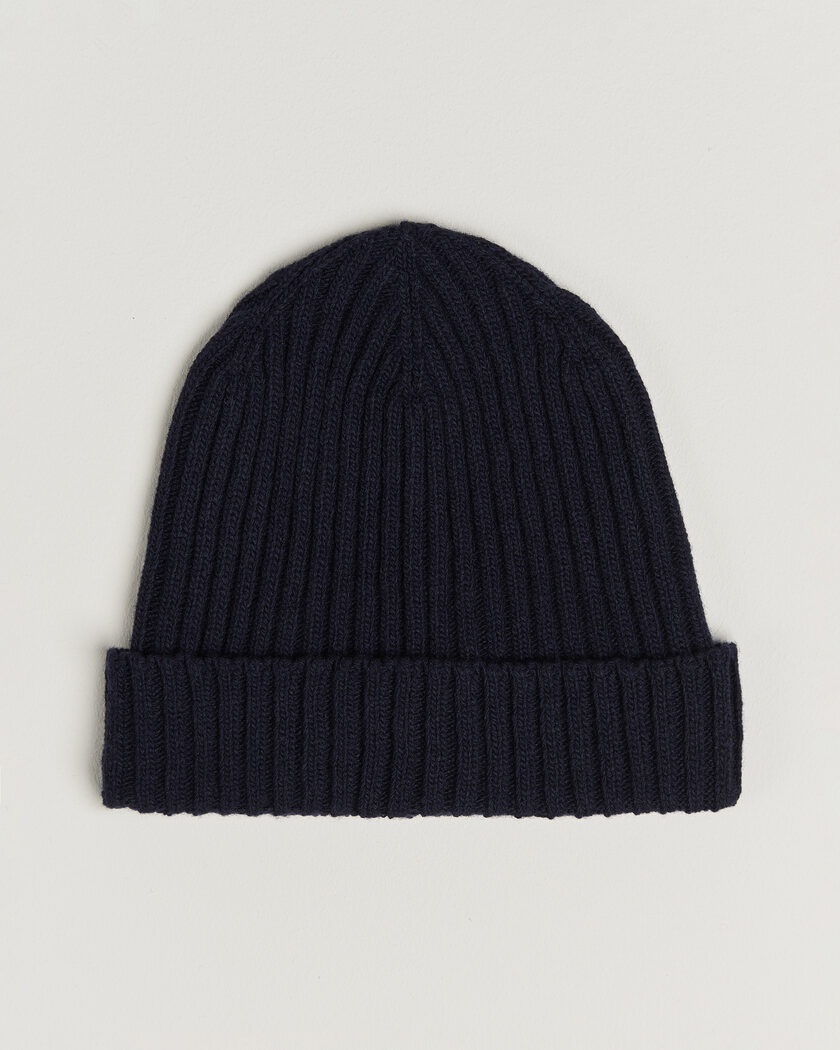 Stenströms Brushed Merino Beanie  Navy – Blauw