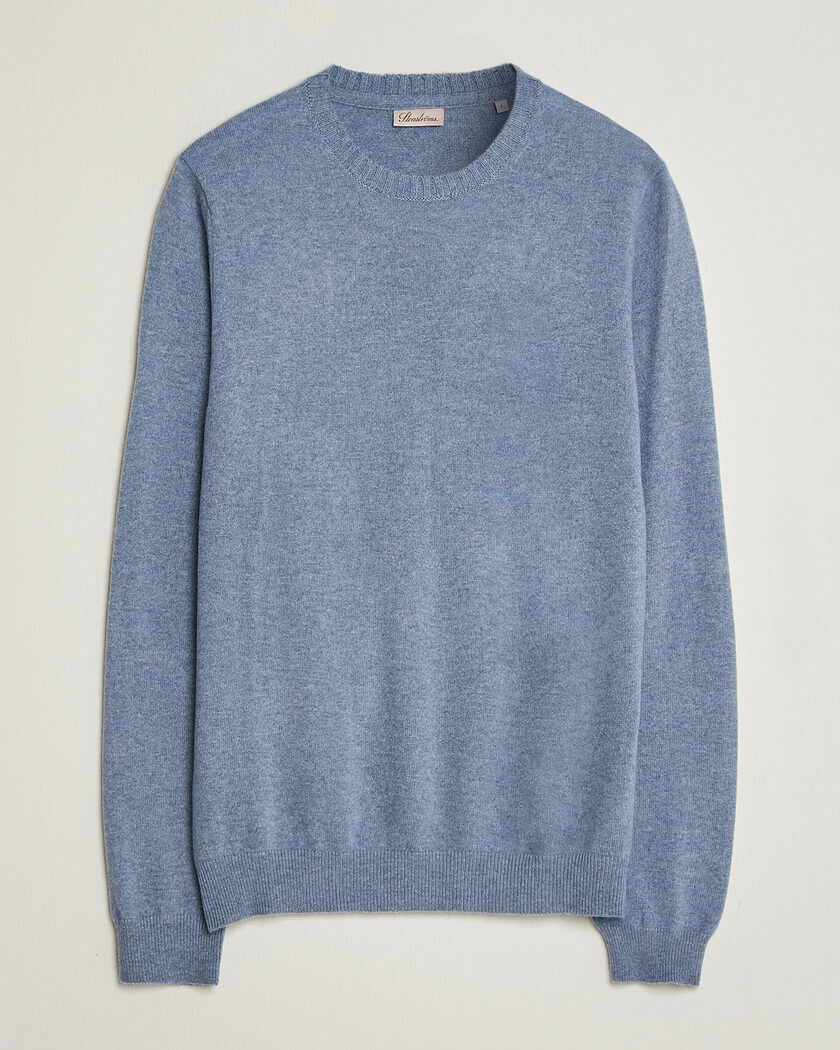 Stenströms Cashmere Crewneck Light Blue – Blauw