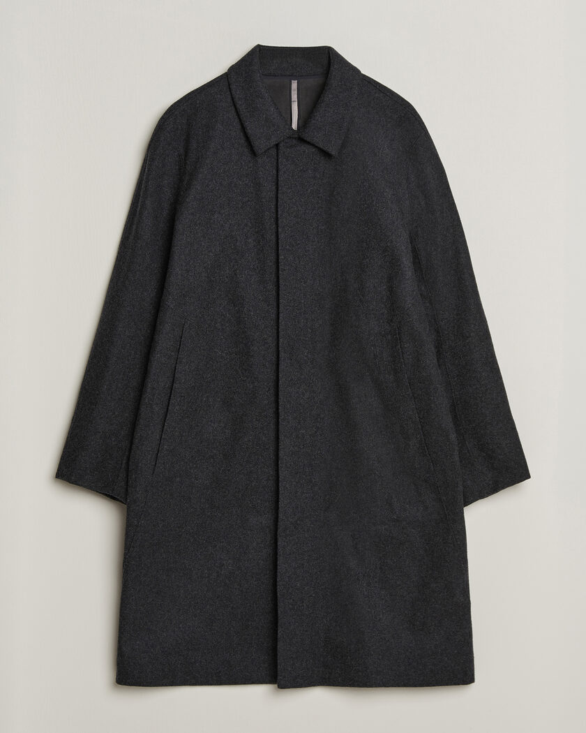 Arc'teryx Veilance Alar Wool Coat Black – Zwart