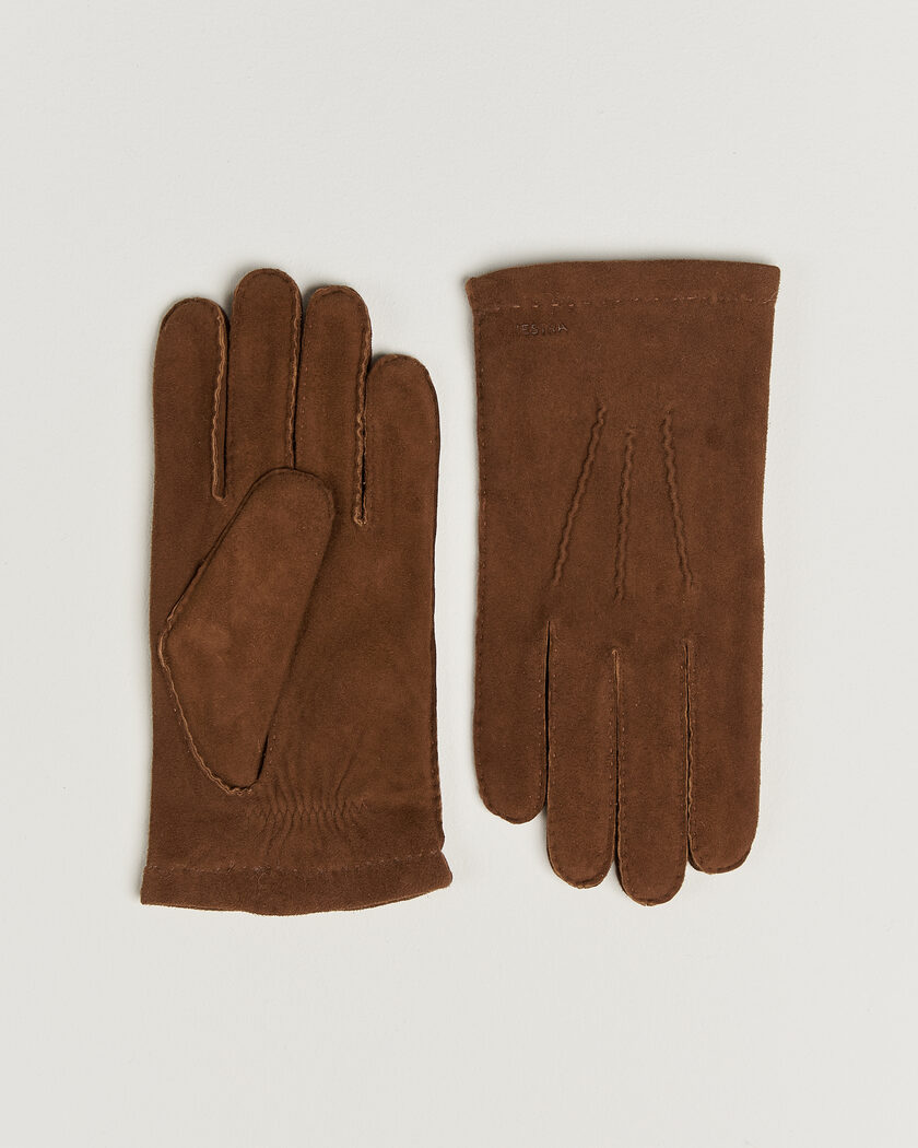 Hestra Arthur Wool Lined Suede Glove Whiskey – Bruin