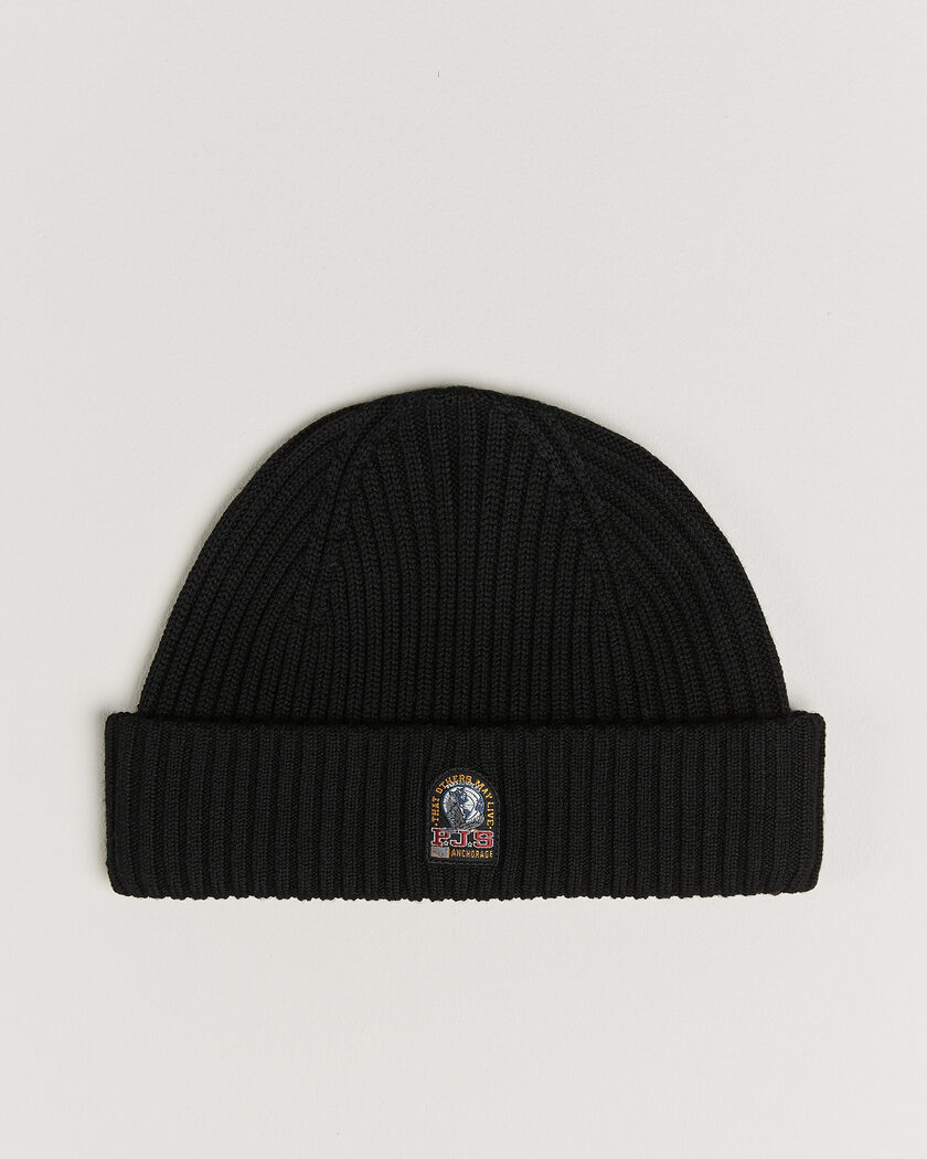 Parajumpers Matio Ribbed Hat Black – Zwart