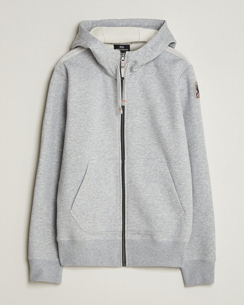 Parajumpers Charlie Super Easy Full Zip Ash Grey Melange – Grijs