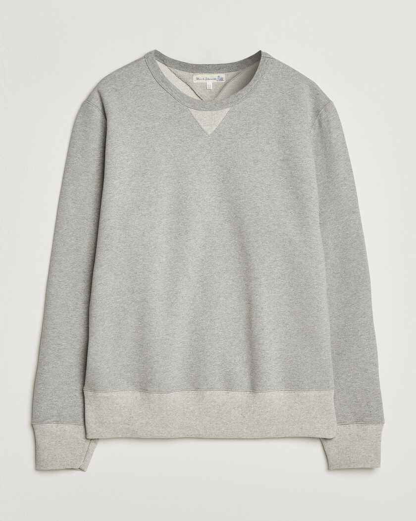 Merz b. Schwanen Vintage Machine Sweatshirt Grey Melange – Grijs