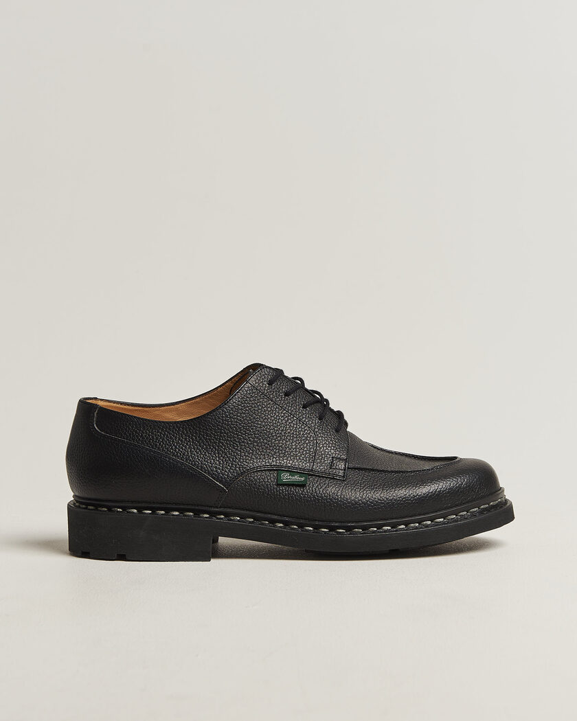 Paraboot Chambord Derby Black Grain – Zwart