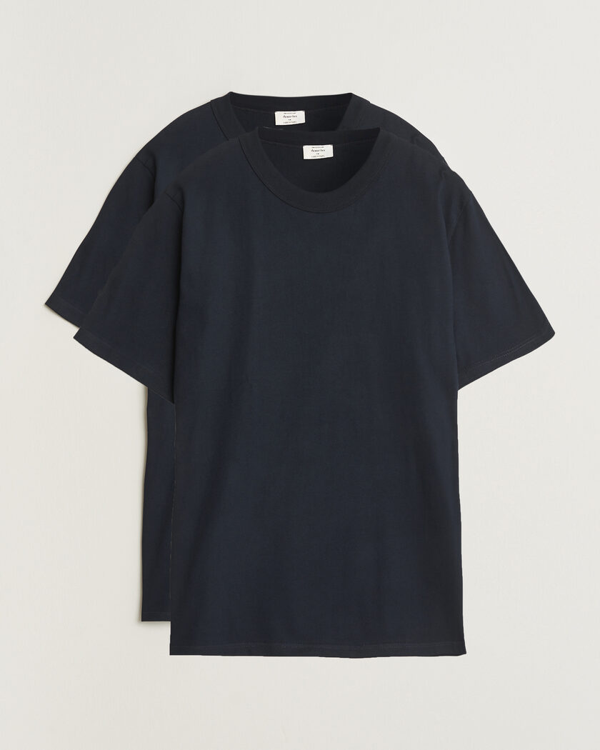 Armor-lux 2-Pack Heritage Callac T-Shirt Rich Navy – Blauw