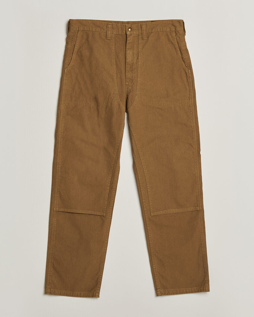 orSlow Double Knee Work Trousers Brown – Bruin