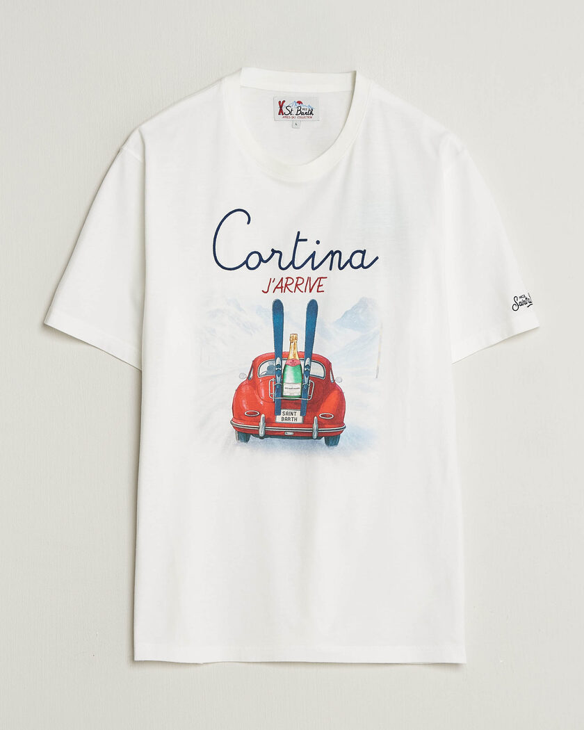  MC2 Saint Barth Printed Cotton T-Shirt Cortina – Wit