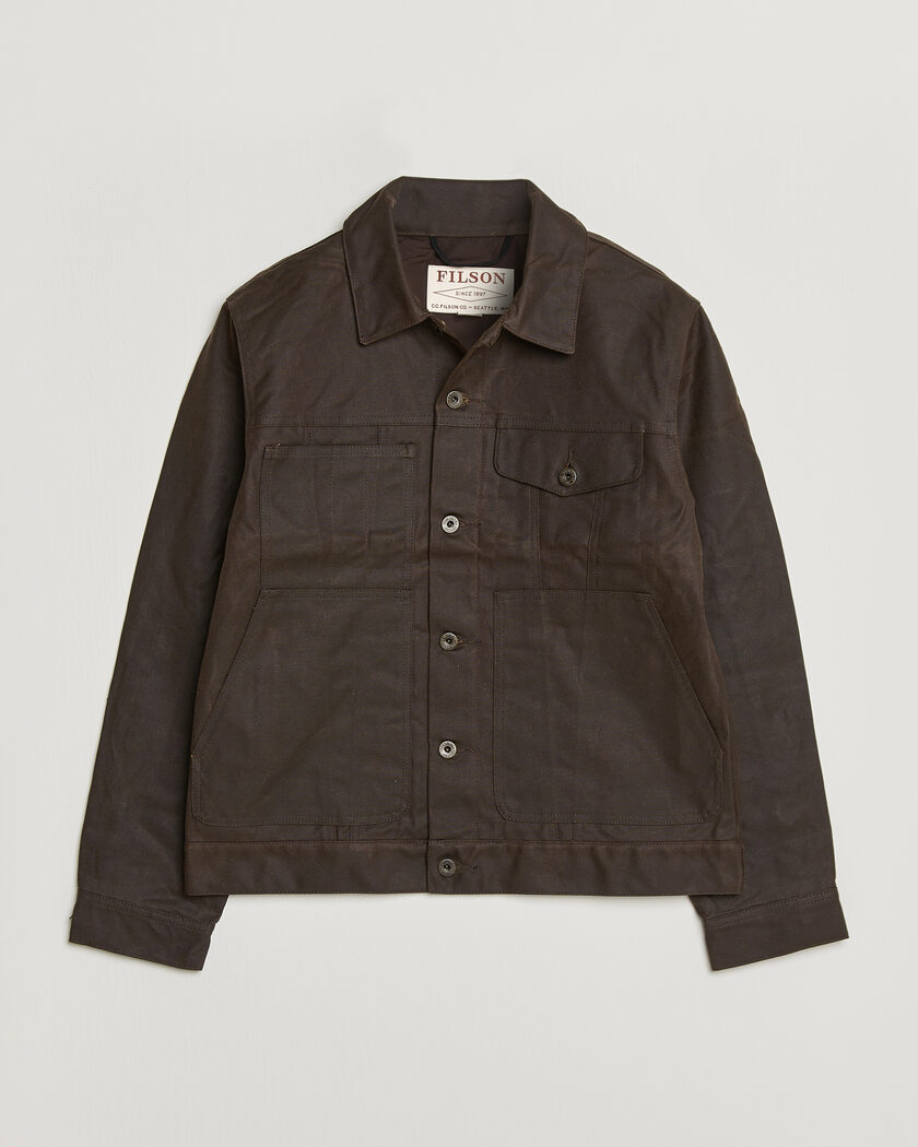 Filson Short Lined Tin Cloth Cruiser Dark Brown – Bruin