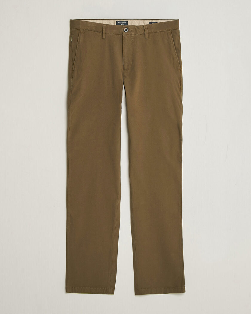  Dockers Cotton Slim Chino Dark Moss – Groen