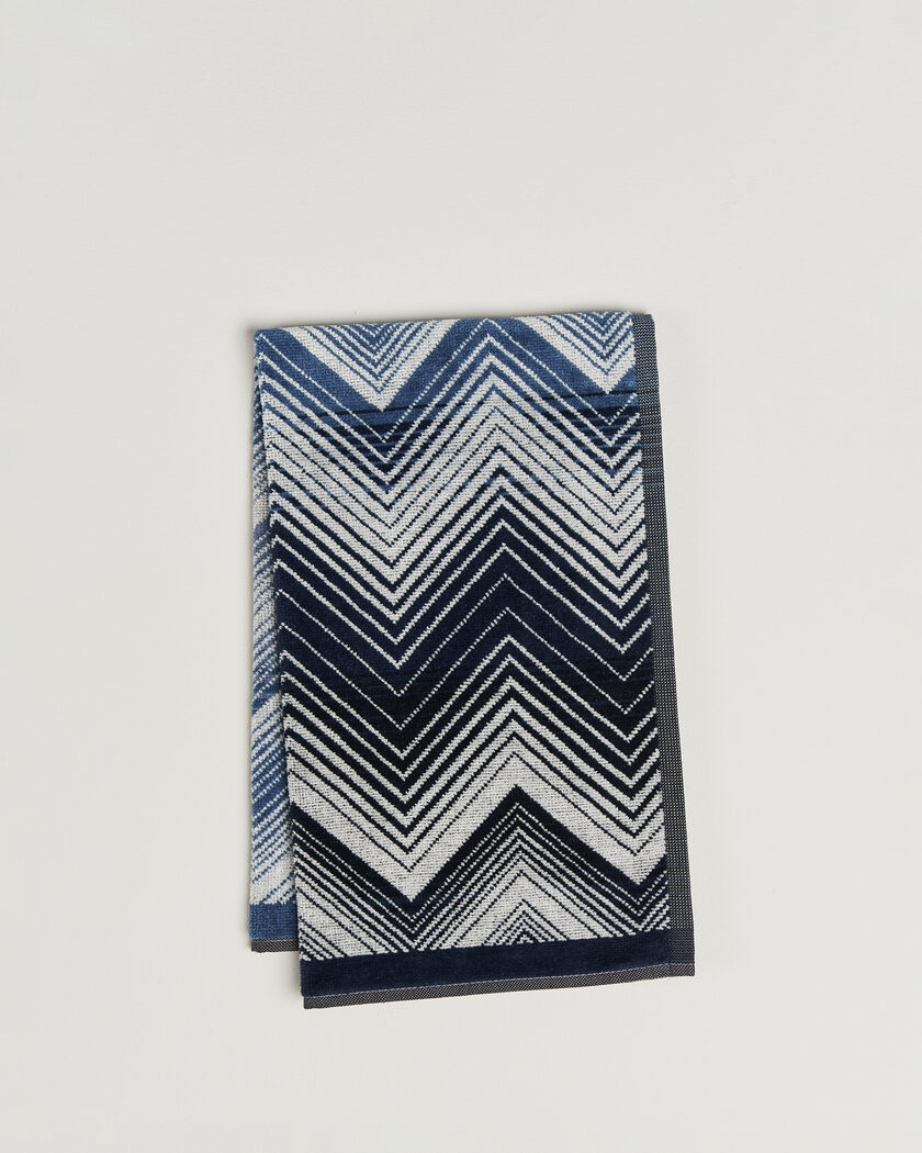 Missoni Home Marea Hand Towel 70x40cm Multi Blue – Blauw