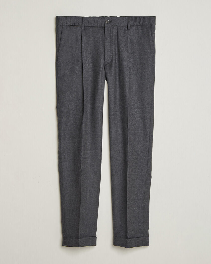 Briglia 1949 Isola Stretch Flannel Trousers Grey – Grijs