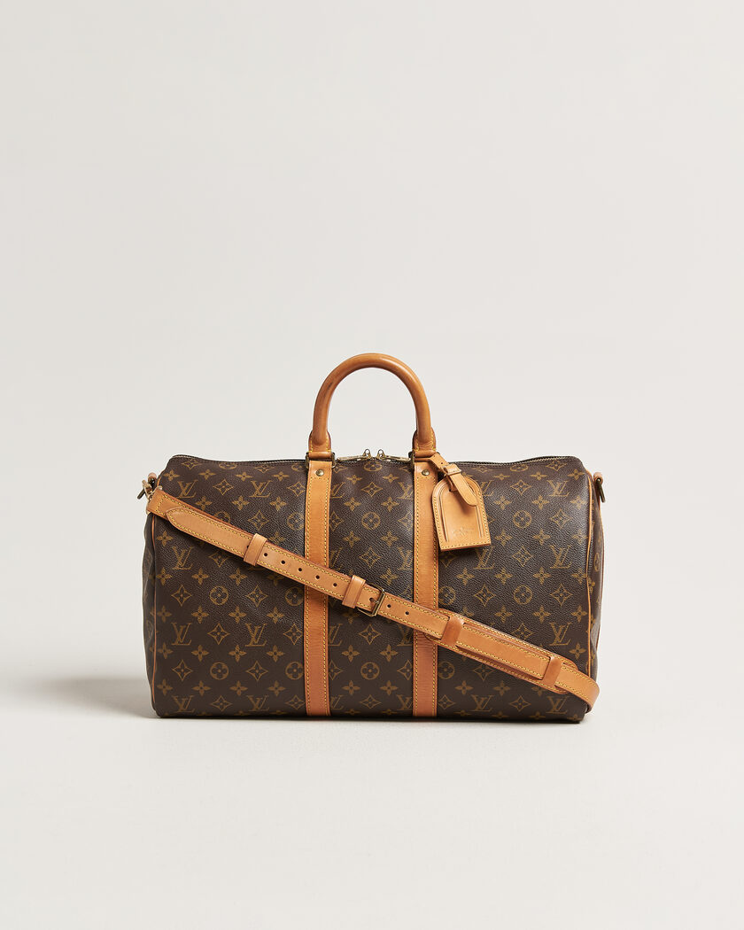 Louis Vuitton Pre-Owned Keepall 45 Bandoulière Monogram – Bruin