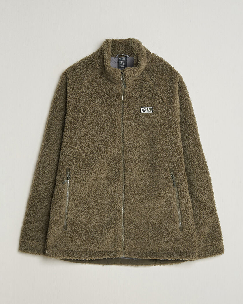 Rab Original Pile Jacket Light Khaki – Groen