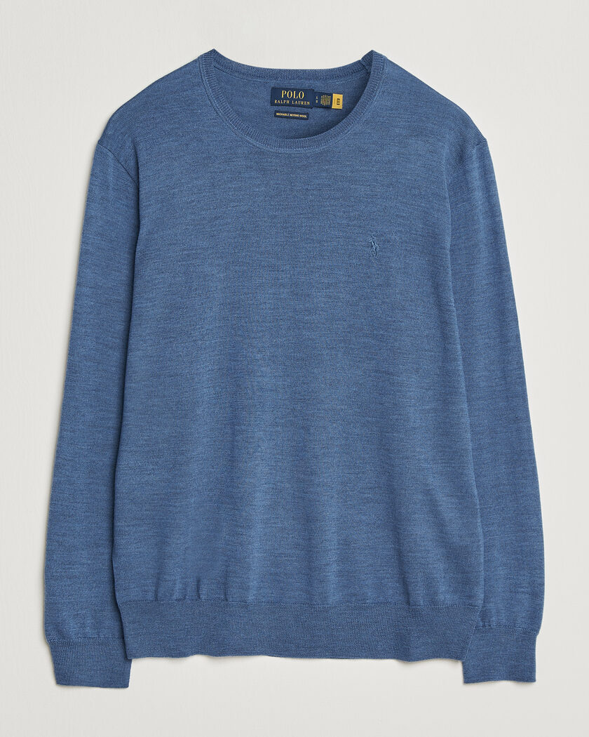 Polo Ralph Lauren Long Sleeve Pullover Clarity Blue – Blauw