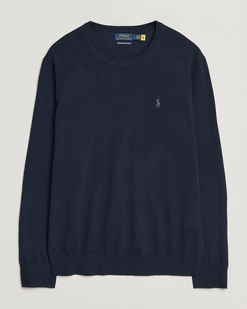 Polo Ralph Lauren Long Sleeve Pullover Hunter Navy – Blauw
