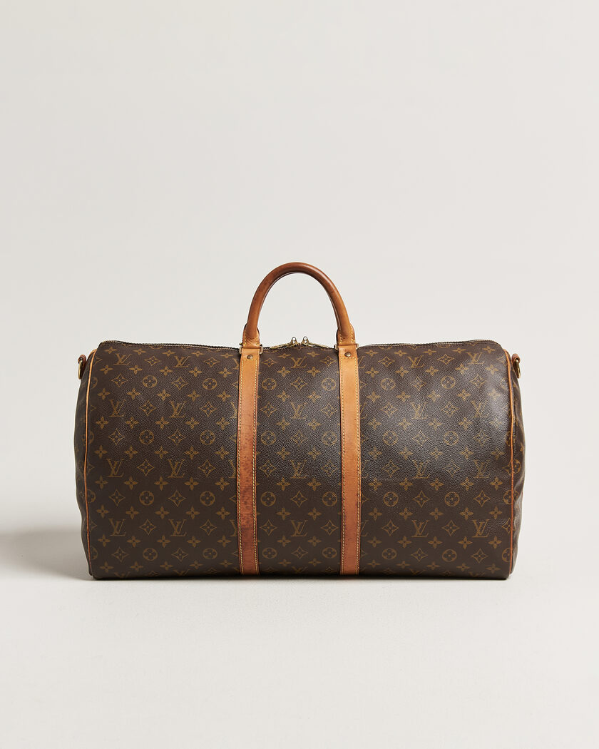 Louis Vuitton Pre-Owned Keepall 55 Bandouliére Monogram – Bruin