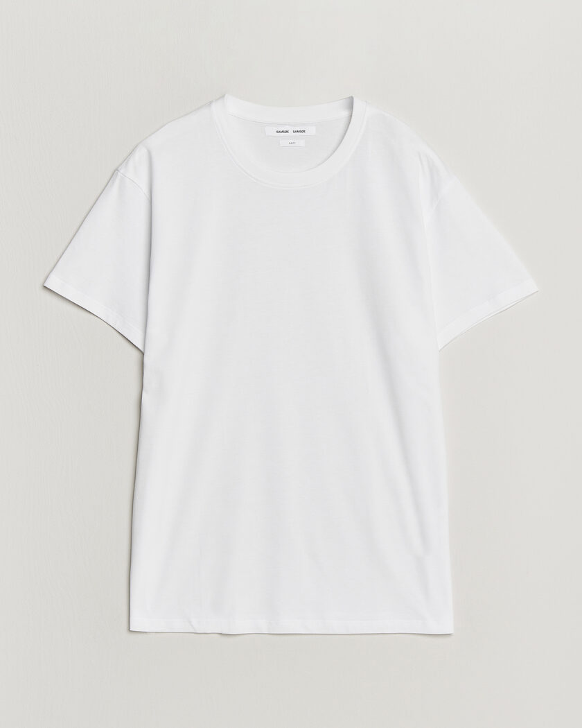 Samsøe Samsøe Kronos Cotton T-Shirt White – Wit