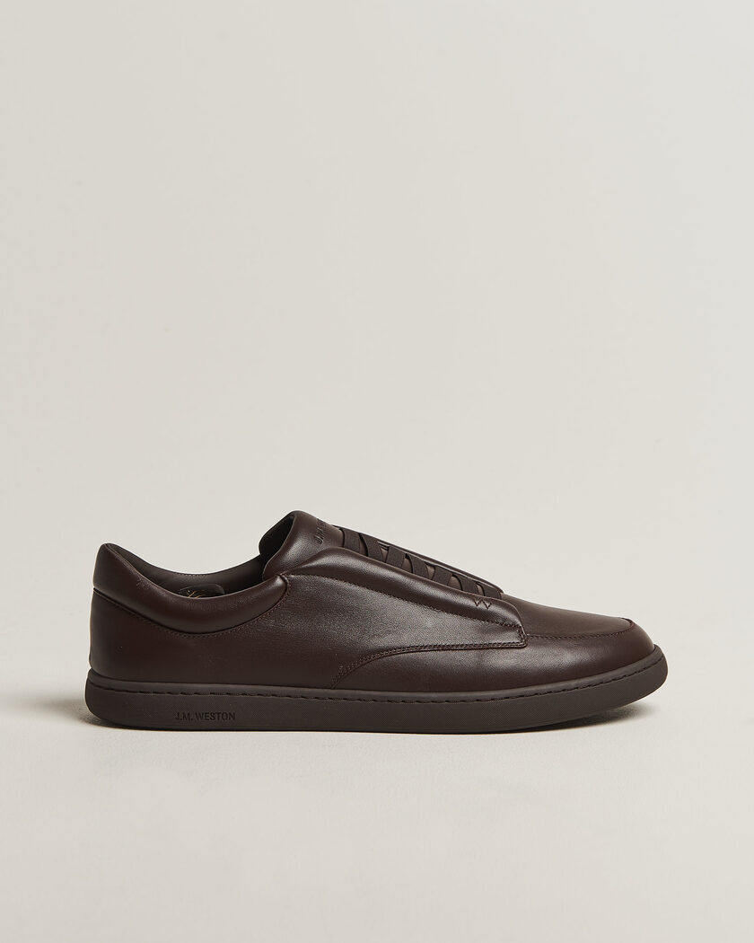 J.M. Weston Dress Sneaker Black Nappa – Zwart