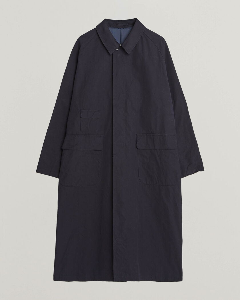 BEAMS PLUS Oxford Over Coat Navy – Blauw