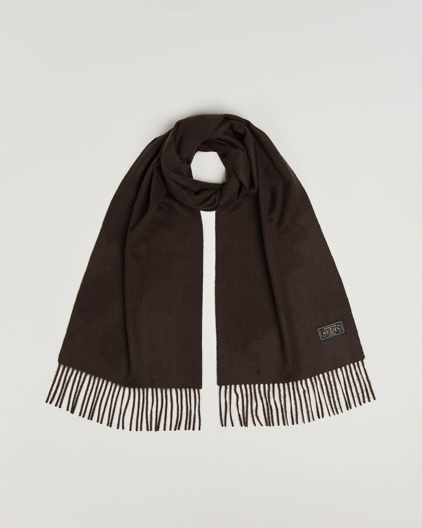BEAMS PLUS Cashmere Scarf Dark Brown – Bruin