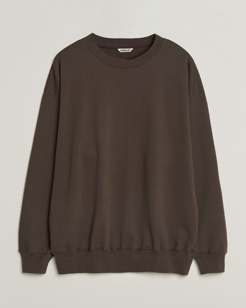 Auralee Super High Gauge Sweat Pullover Dark Brown – Bruin