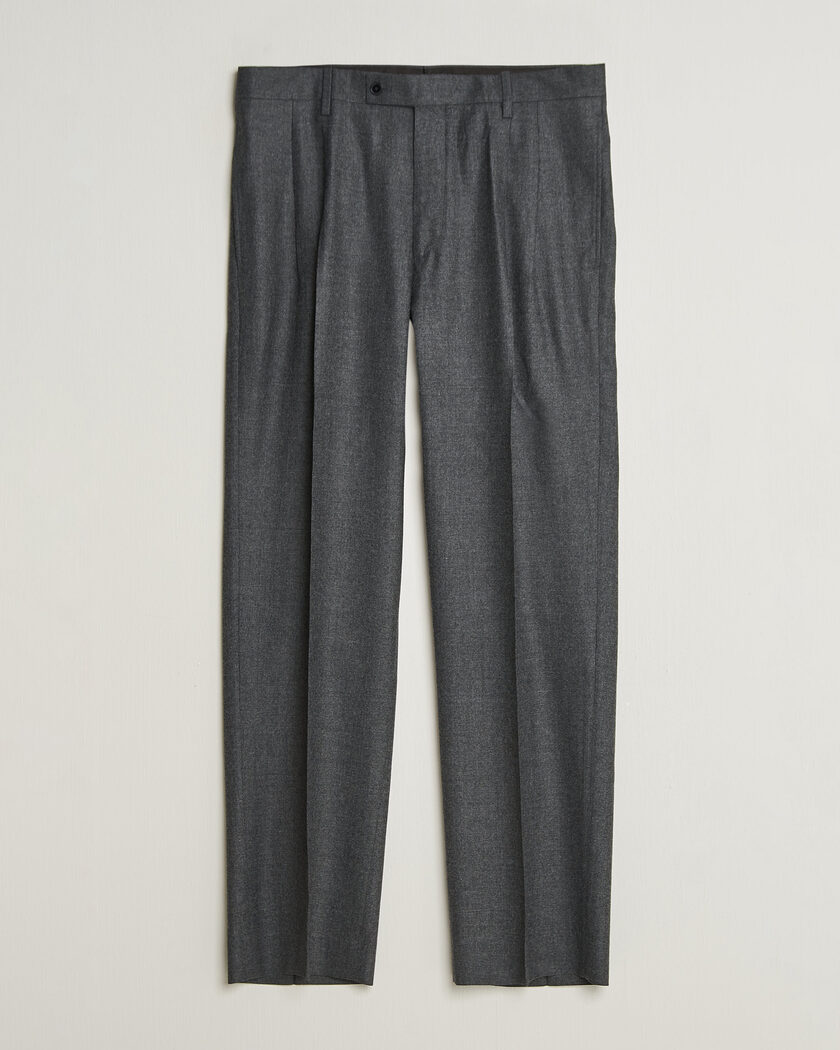 Auralee Super Light Wool Pants Charcoal – Grijs