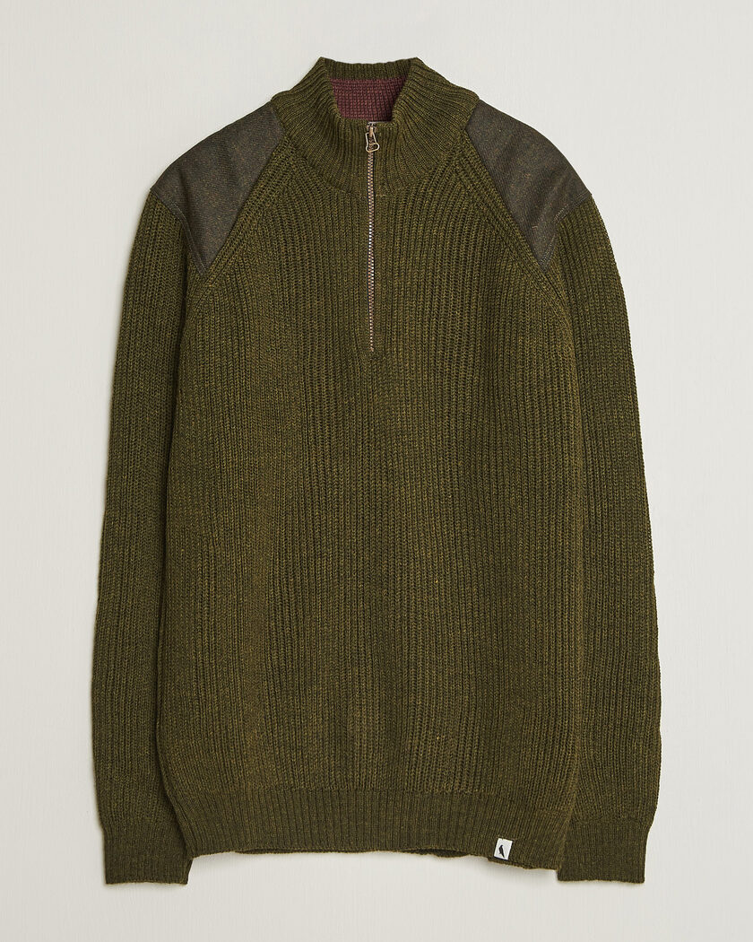 Peregrine Foxton Quarter Zip Jumperr Olive – Groen