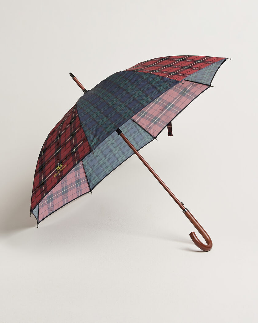 Ralph Lauren Home Linwood Large Heritage Pattern Umbrella Multi – Meerkleurig