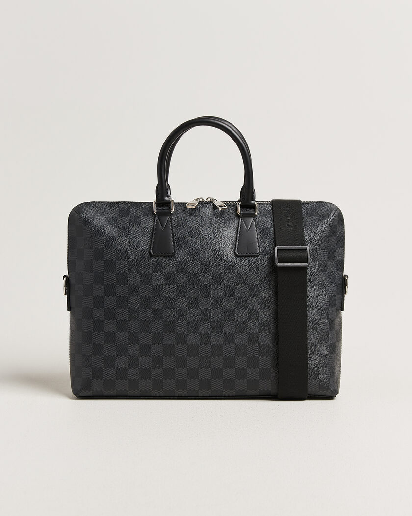 Louis Vuitton Pre-Owned Porte Documents Bag Damier Graphite – Grijs