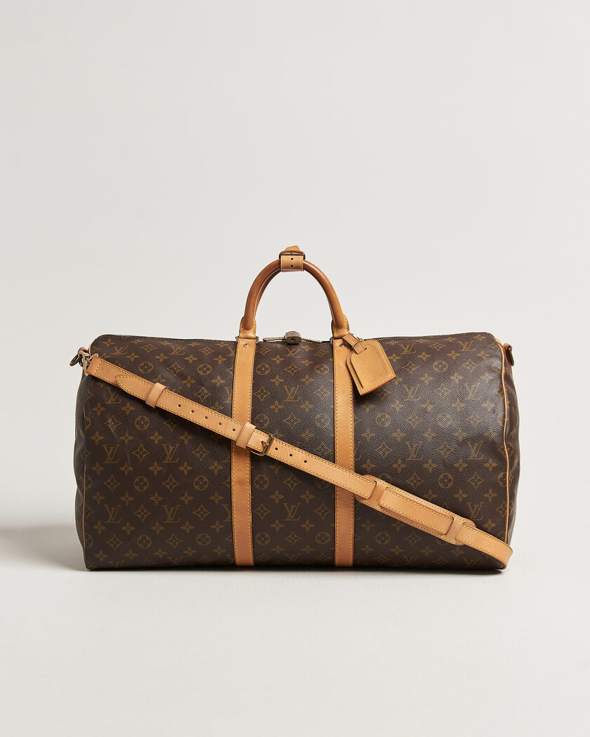Louis Vuitton Pre-Owned Keepall 55 Bandoulière Monogram – Bruin