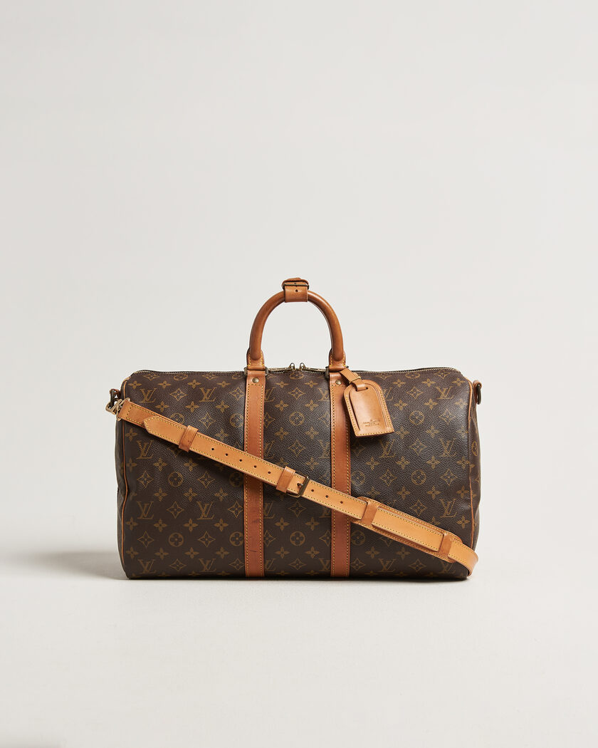 Louis Vuitton Pre-Owned Keepall 45 Bandoulière Monogram – Bruin