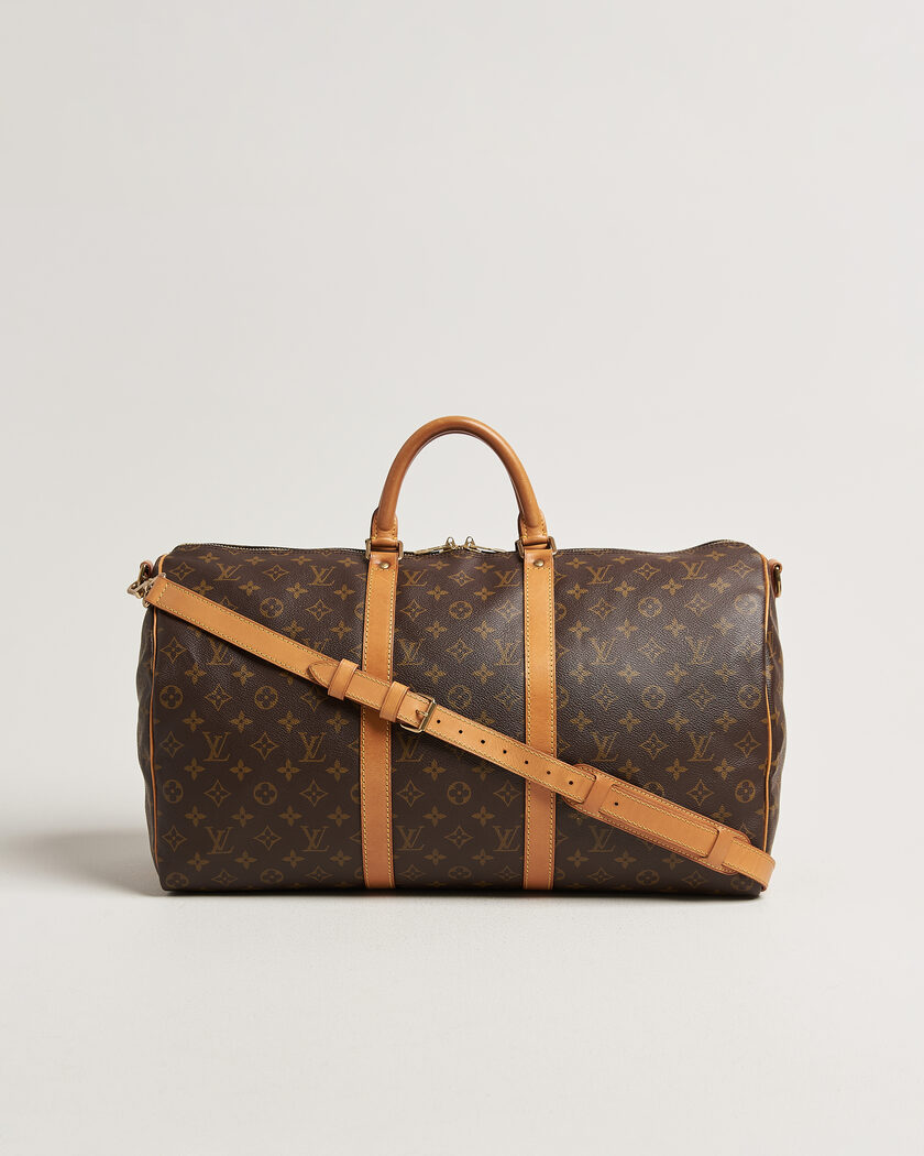 Louis Vuitton Pre-Owned Keepall 50 Bandoulière Monogram – Bruin