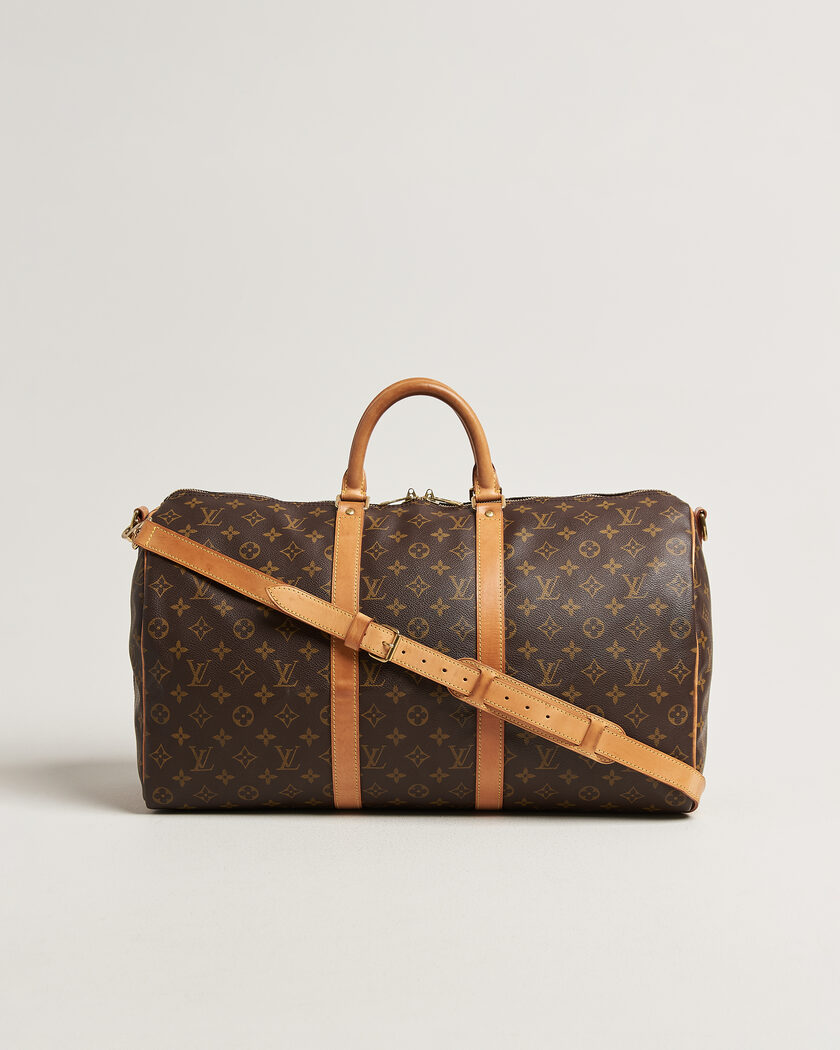Louis Vuitton Pre-Owned Keepall 50 Bandoulière Monogram – Bruin