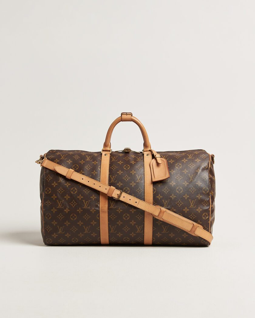 Louis Vuitton Pre-Owned Keepall 50 Bandoulière Monogram – Bruin
