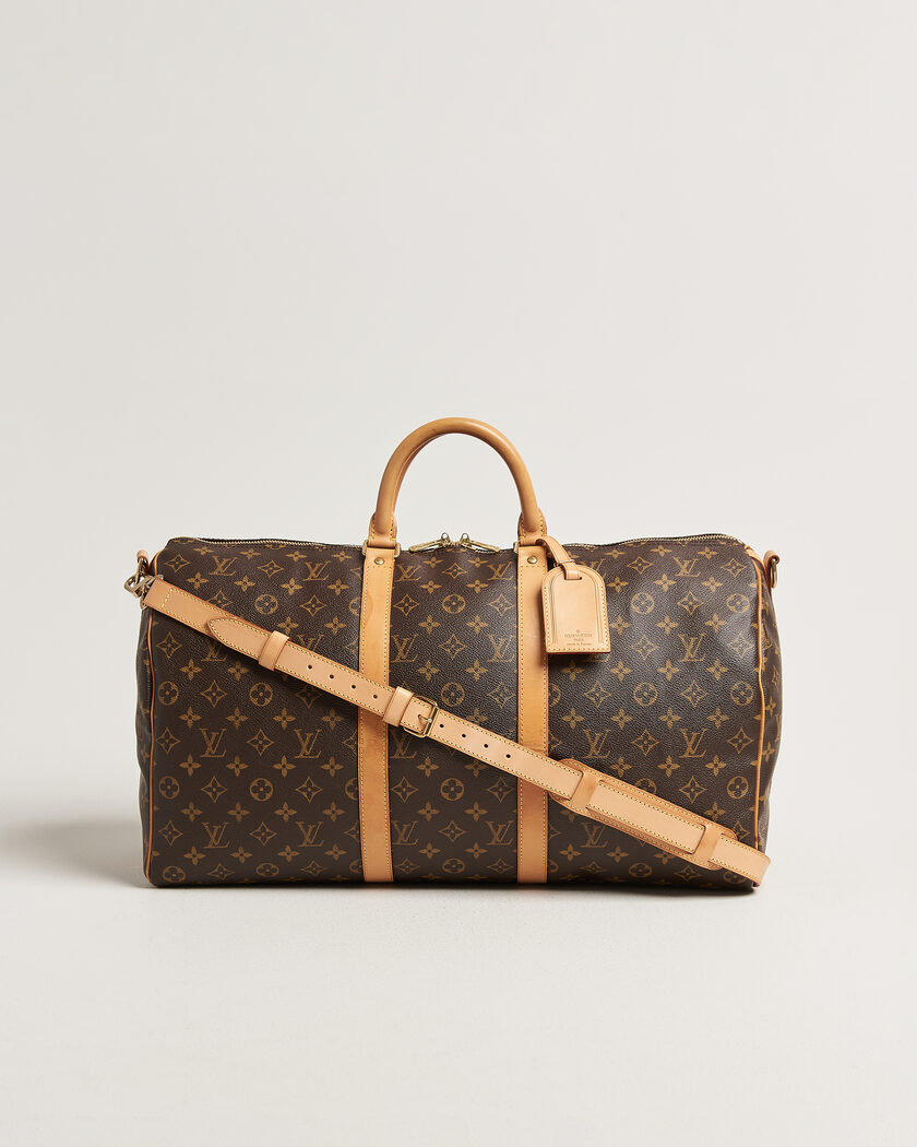 Louis Vuitton Pre-Owned Keepall 50 Bandoulière Monogram – Bruin