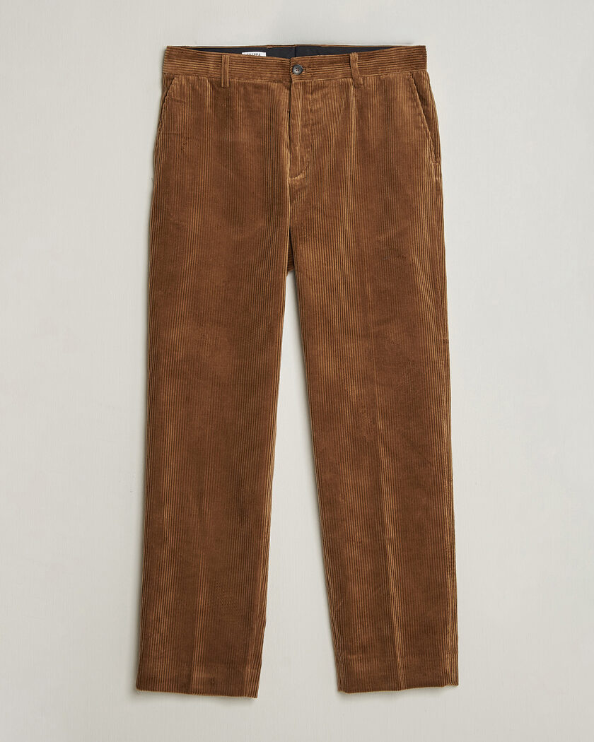 Filippa K Julian Corduroy Chino Trousers Tobacco – Bruin