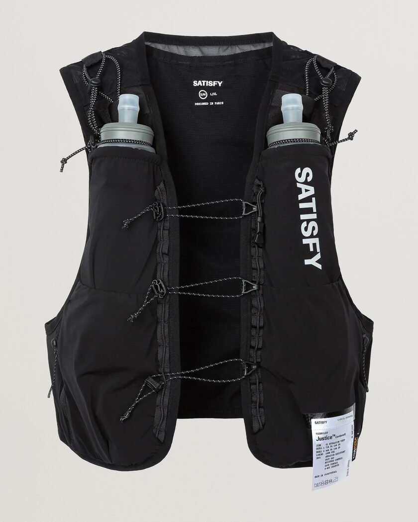  Satisfy TechSilk Drift Cordura 5L Hydration Vest Black – Zwart