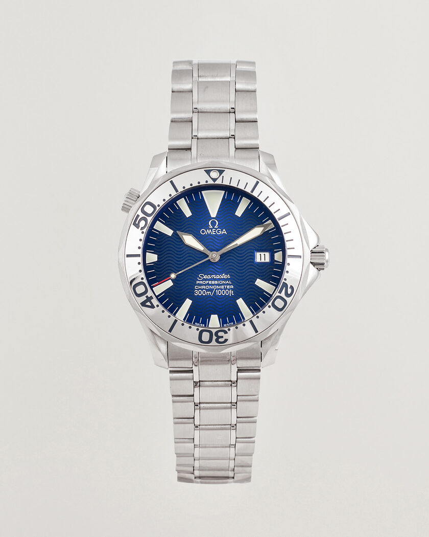  Omega Pre-Owned Seamaster 300M Electric Blue 