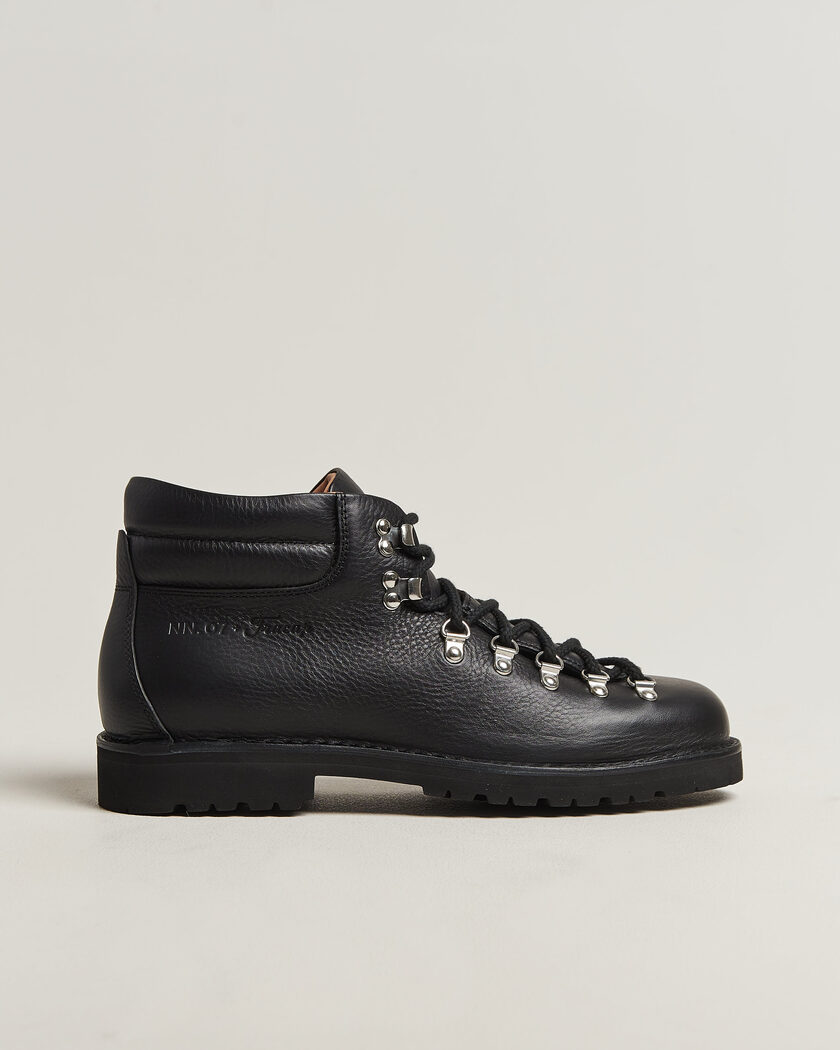 NN07 Fracap M127 Grained Leather Boot Black – Zwart