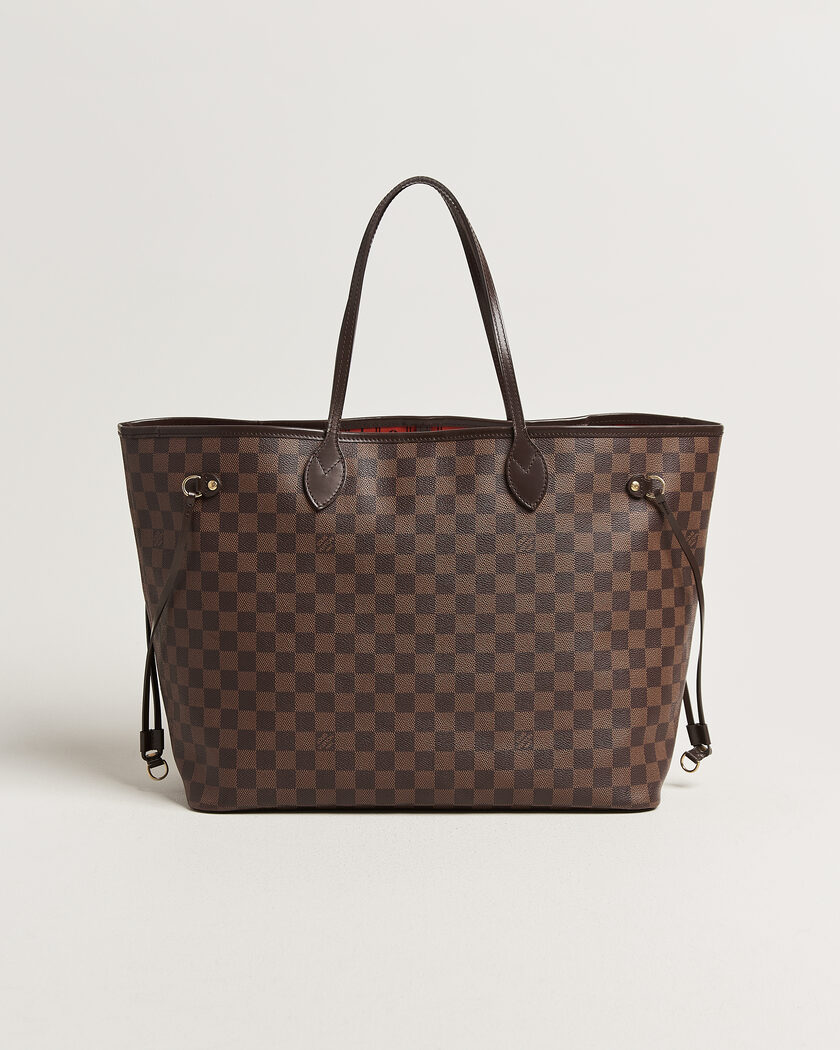 Louis Vuitton Pre-Owned Neverfull GM Damier Ebene – Bruin