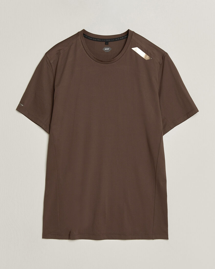 SOAR Running Eco Tech T-Shirt Brown – Bruin