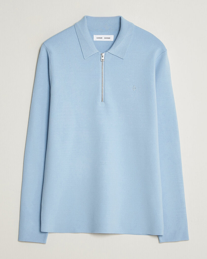 Samsøe Samsøe Matt Half Zip Windsurfer – Blauw