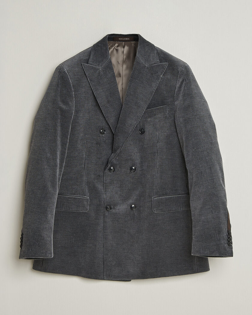  Oscar Jacobson Farris Corduroy Blazer Grey – Grijs