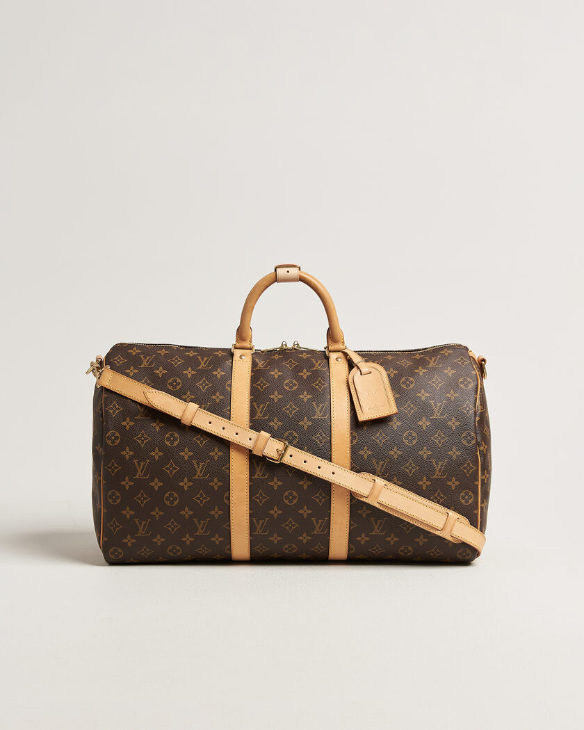 Louis Vuitton Pre-Owned Keepall 50 Bandoulière Monogram – Bruin