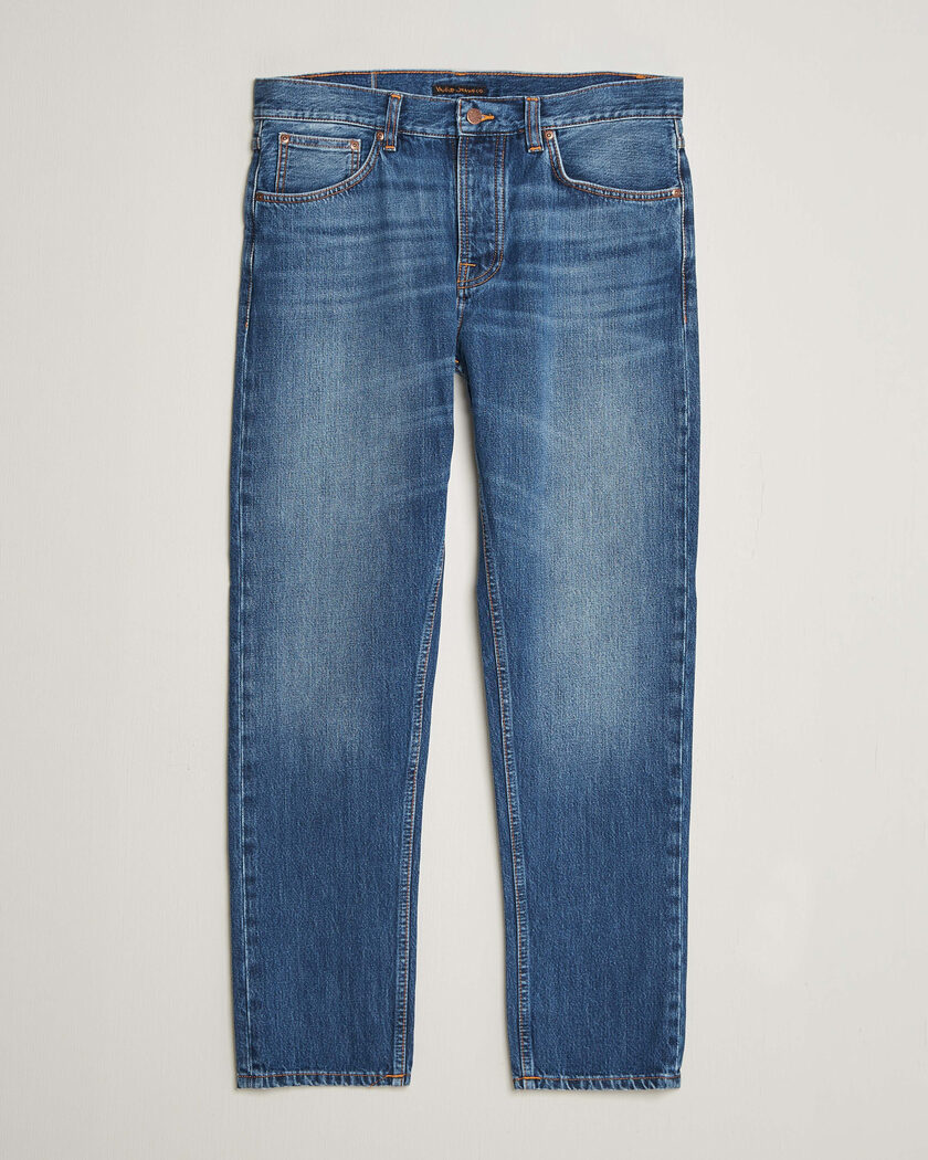 Nudie Jeans Steady Eddie II Jeans Rain River – Blauw