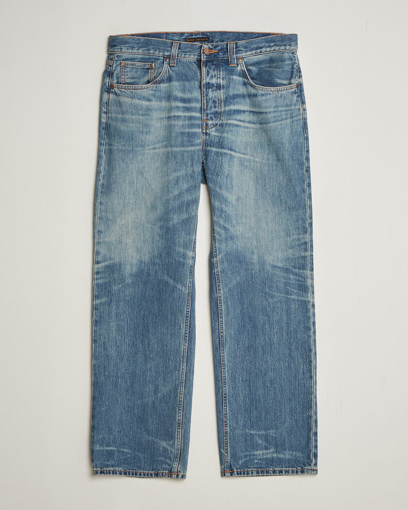 Nudie Jeans Tuff Tony Jeans Silver Tracks – Blauw