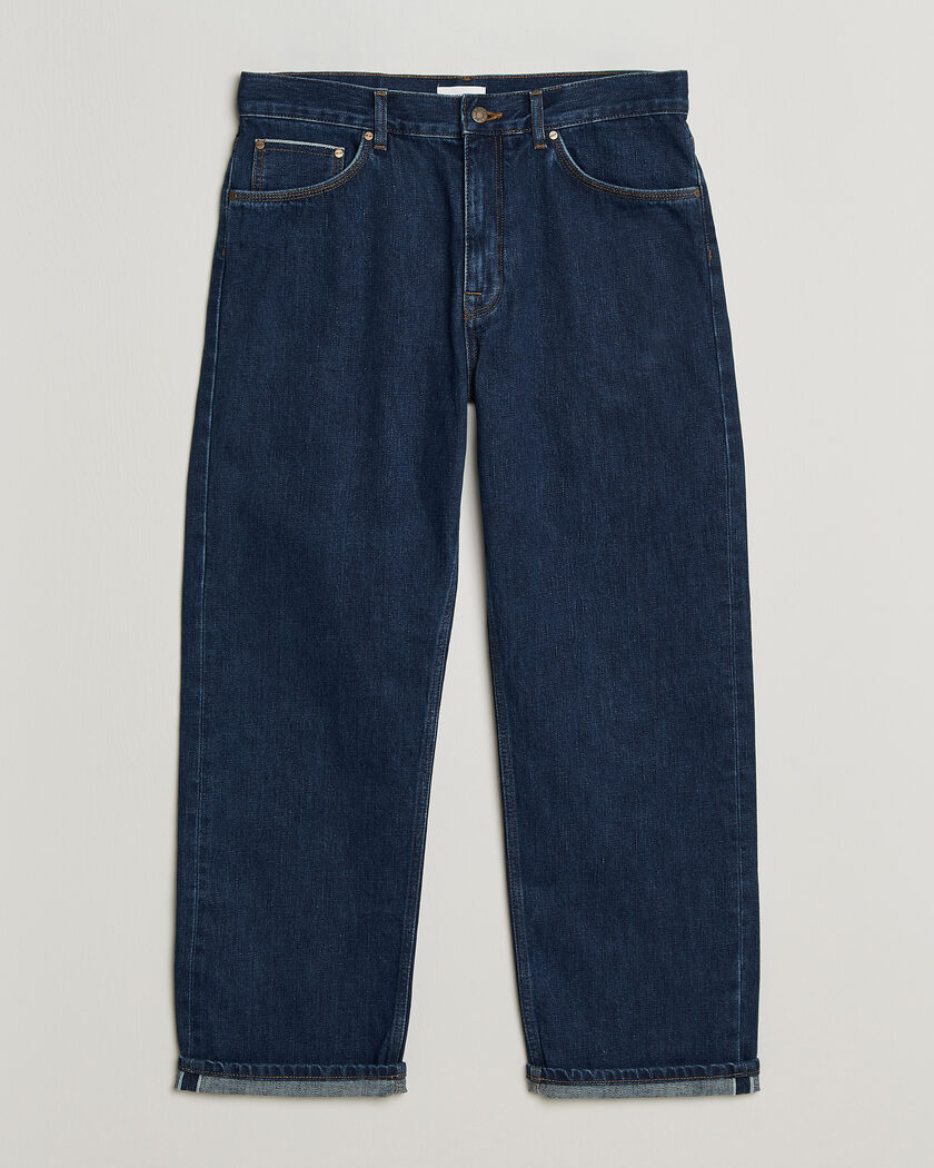 NN07 Otis Relaxed Fit Selvedge Jeans Medium Indigo – Blauw